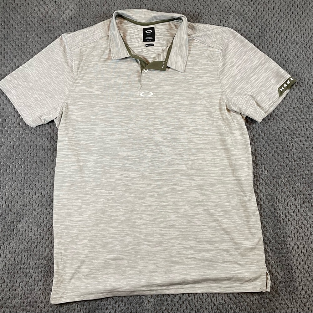 Oakley Mens Gravity Polo 2.0 Size XL Heather Gray Golf Tennis‎ Pickleball